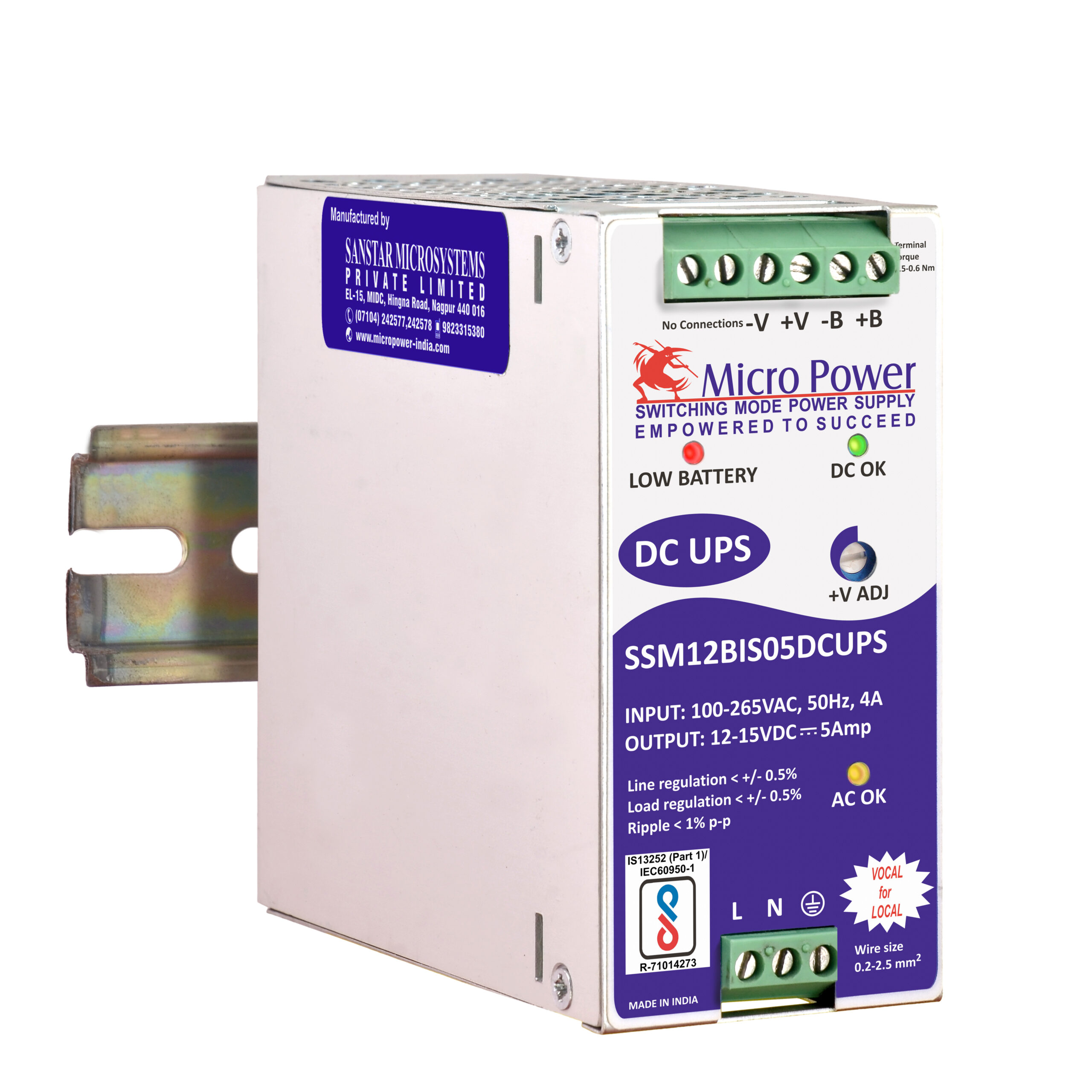 Uninterruptible Power Supplies (DC UPS)